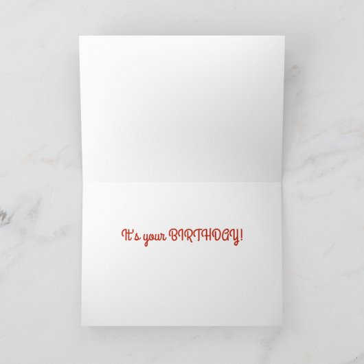 Tulip Birthday Kaart (Binnen)