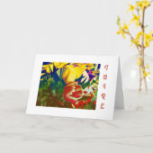 Tulip Birthday Kaart (Gele Bloem)