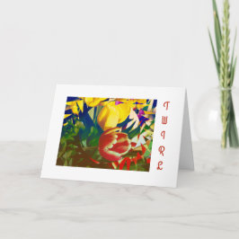 Tulip Birthday Kaart