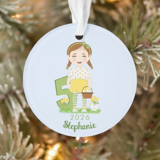 Tulip Birthday Ornament (Boom)