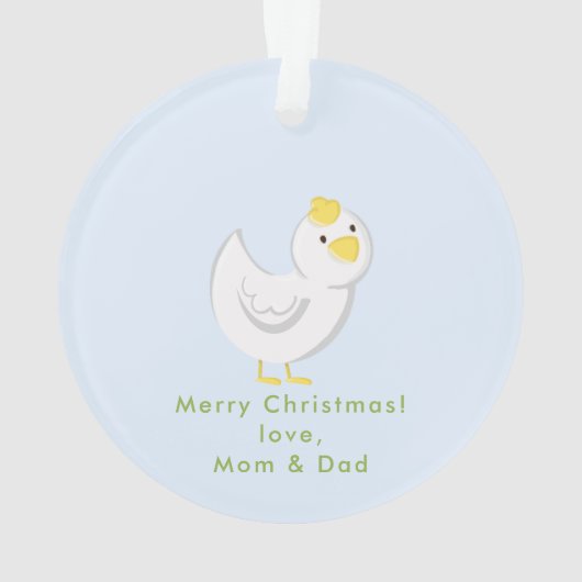 Tulip Birthday Ornament (achterkant)