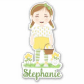 Tulip Birthday Sticker (Voorkant)