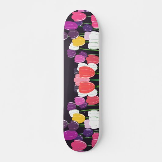 Tulip Bloom Skateboard Deck (Voorkant)