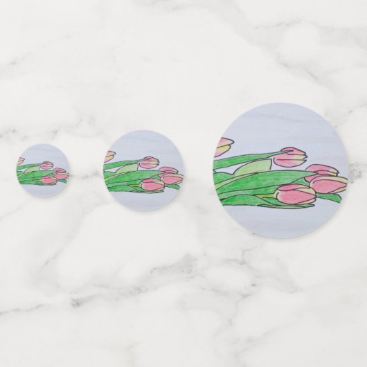 Tulip Bouquet Confetti (Achterkanten)