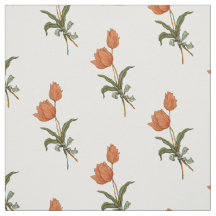 Tulip Bouquet Coral Peach Colored Tulips