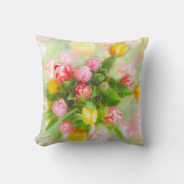 Tulip bouquet in  kijkhoek - bloemkunst kussen