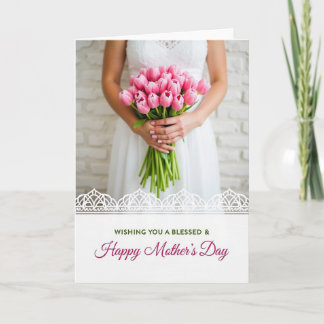 Tulip Bouquet Mothers Day Card Kaart