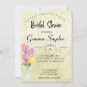 TULIP Bridal Shower-uitnodiging, Tulips-bruiloft Kaart (Voorkant)