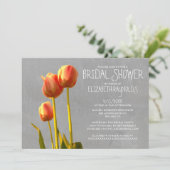 Tulip Bridal Shower-uitnodigingen Kaart (Staand voorkant)