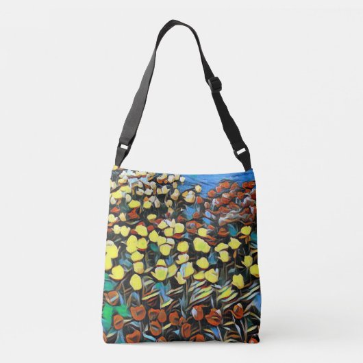 Tulip Canvas tas met dromen (Achterkant)