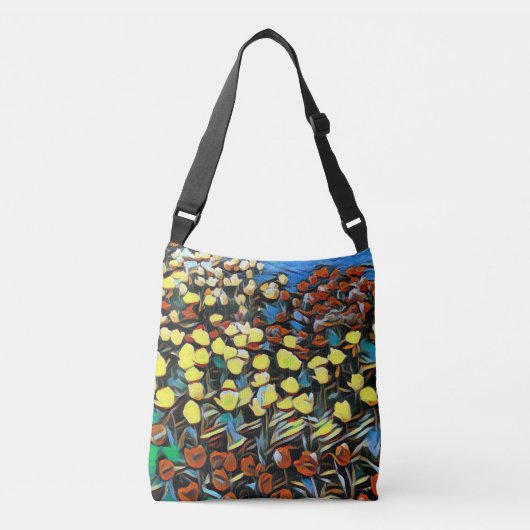 Tulip Canvas tas met dromen (Voorkant)