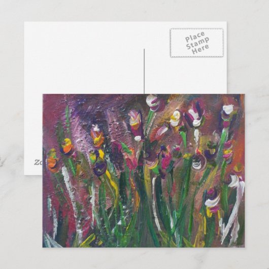 Tulip Colorful Briefkaart (Voorkant / Achterkant)