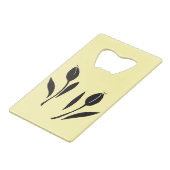 Tulip Creditkaart Flessenopener (Achterkant Gekanteld)