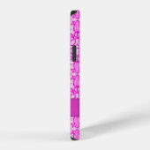 Tulip damask paarse roze name iPhone hoesje (Rechterkant)