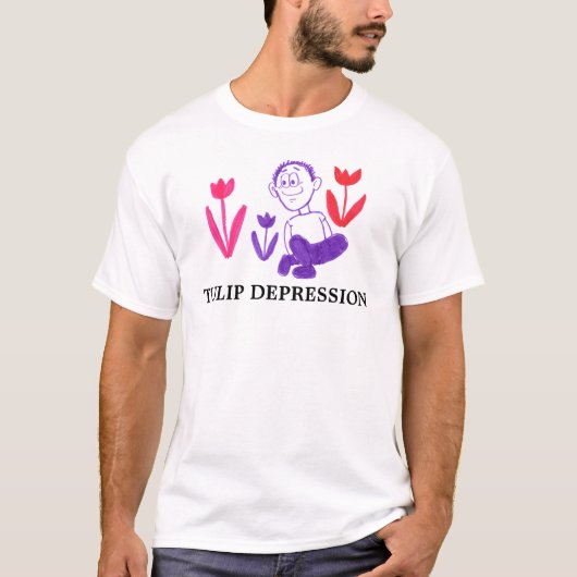 TULIP DEPRESSIE T-Shirt (Voorkant)