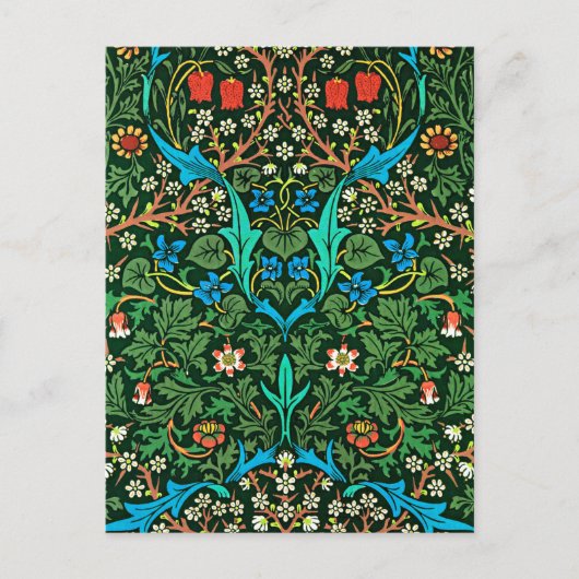 Tulip, een bloempatroon van William Morris Briefkaart (Voorkant)