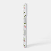 Tulip embroidered texture iPhone 16 case Hoesje (Rechterkant)