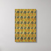 Tulip en Lily Pattern (door William Morris) Canvas Afdruk (Voorkant)