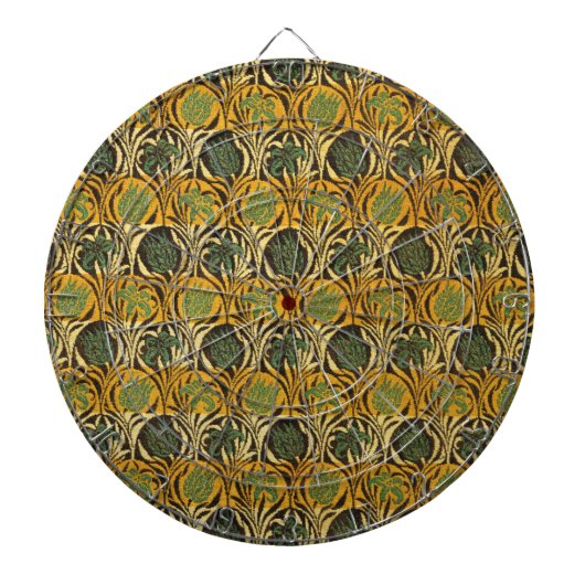 Tulip en Lily Pattern (door William Morris) Dartbord (Voorkant)