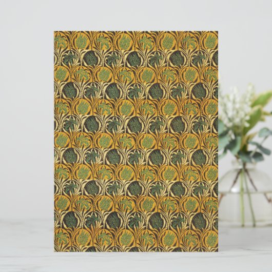 Tulip en Lily Pattern (door William Morris) Kaart (Staand voorkant)