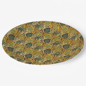 Tulip en Lily Pattern (door William Morris) Papieren Bordje (Gekanteld)