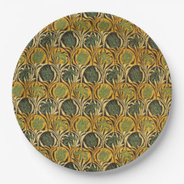 Tulip en Lily Pattern (door William Morris) Papieren Bordje