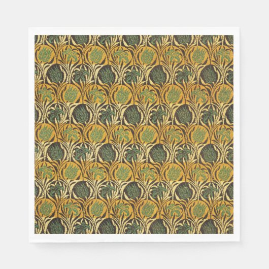 Tulip en Lily Pattern (door William Morris) Servet (Voorkant)