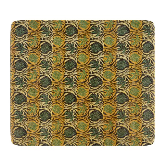 Tulip en Lily Pattern (door William Morris) Snijplank (Voorkant)