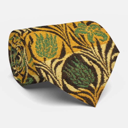 Tulip en Lily Pattern (door William Morris) Stropdas (Opgerold)