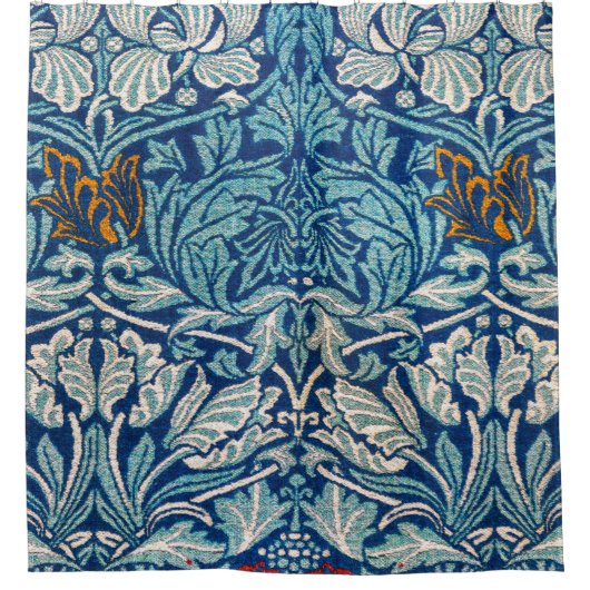 Tulip en Roos (1890) van William Morris Douchegordijn (Voorkant)