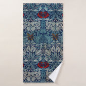 Tulip en Roos, William Morris Badhanddoek (Badhanddoek)