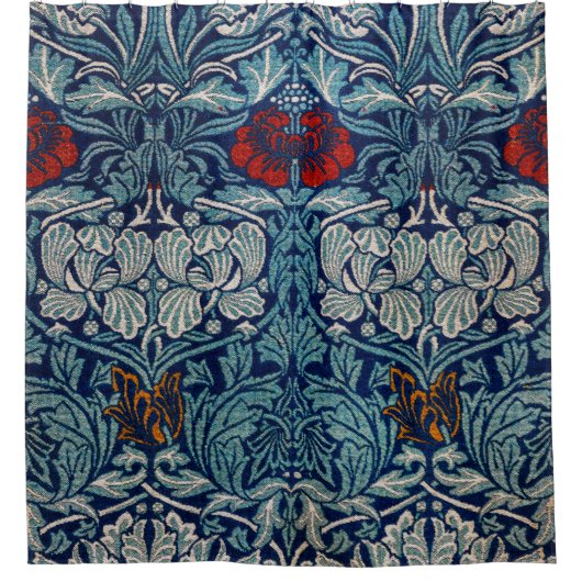 Tulip en Roos, William Morris Douchegordijn (Voorkant)