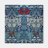 Tulip en Roos, William Morris Magneet (Voorkant)