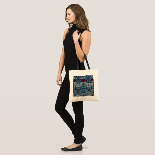 Tulip en Roos, William Morris Tote Bag (Voorkant (model))