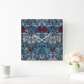 Tulip en Roos, William Morris Vierkante Klok (Huis)