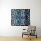 Tulip en Roos, William Morris Wandkleed (In Situ (horizontaal))