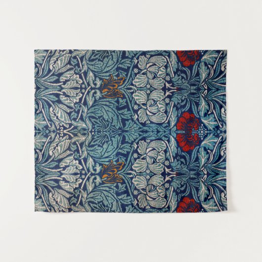 Tulip en Roos, William Morris Wandkleed (Voorkant (horizontaal))