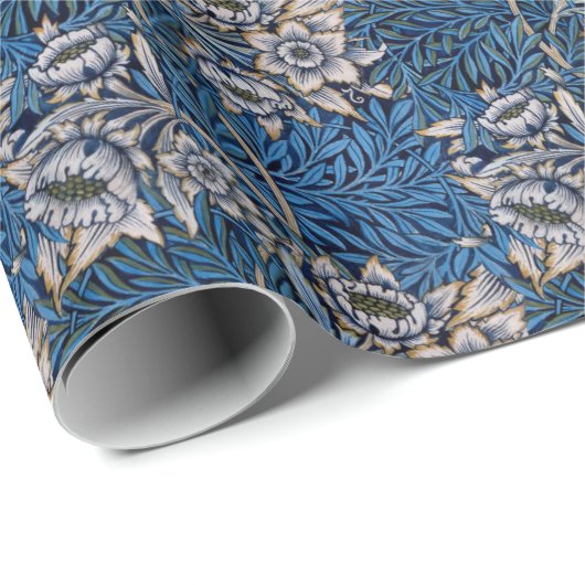 Tulip en Willow - William Morris Pattern Cadeaupapier (Rol Hoek)