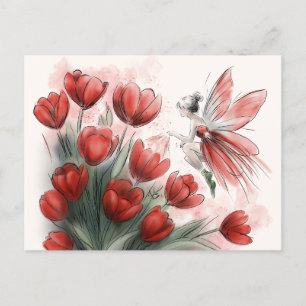 Tulip Fairy Briefkaart