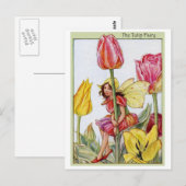 Tulip Fairy Briefkaart (Voorkant / Achterkant)