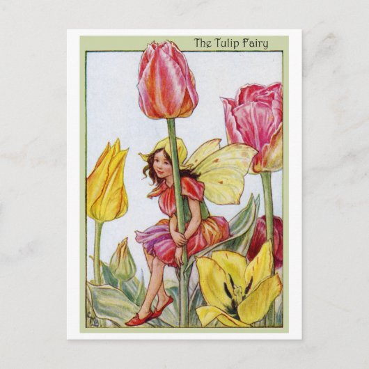 Tulip Fairy Briefkaart (Voorkant)