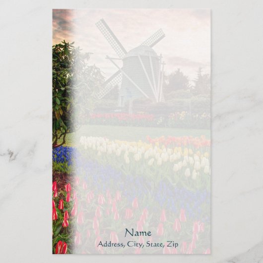 Tulip Festival Briefpapier (Voorkant)