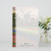 Tulip Festival Briefpapier (Staand voorkant)