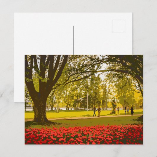 Tulip Festival in Ottawa Briefkaart (Voorkant / Achterkant)