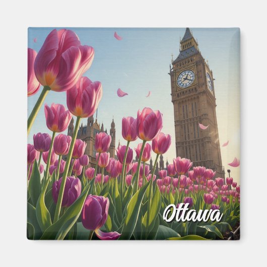 Tulip Festival in Ottawa Canada Travel Magneet (Voorkant)