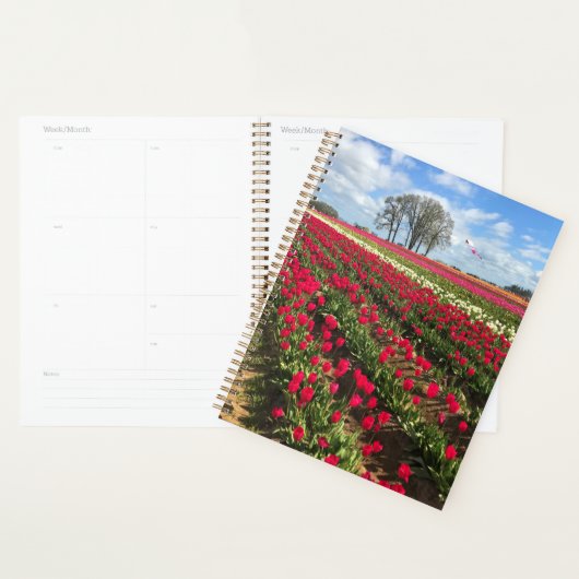 Tulip Field met Kite, Oregon Planner (Display)