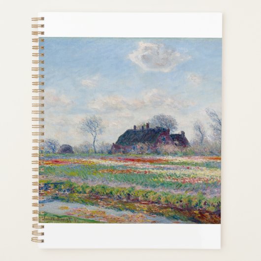 Tulip Fields at Sassenheim by Claude Monet Planner (Voorkant)