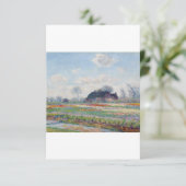 Tulip Fields op Sassenheim door Claude Monet Bedankkaart (Staand voorkant)