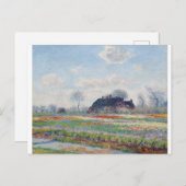 Tulip Fields op Sassenheim door Claude Monet Briefkaart (Voorkant / Achterkant)