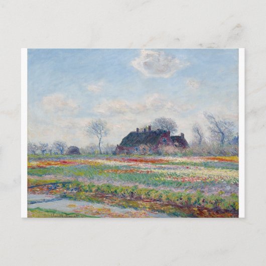 Tulip Fields op Sassenheim door Claude Monet Briefkaart (Voorkant)